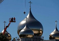 The 5 domes of the Orthodox Cathedral