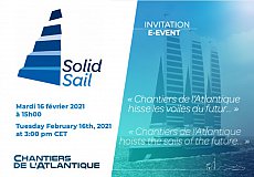 E-Event: Solid Sail - Chantiers de l'Atlantique hoists the sails of the future