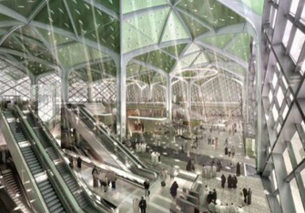 Composite roof design of Jeddah station, H.H.R project Saudi Arabia