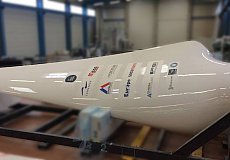 The composite blade ready for the JEC world